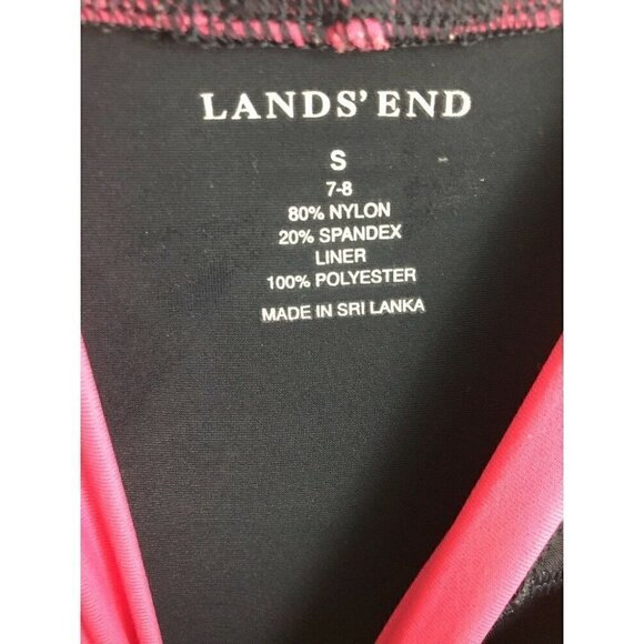 Land's End Splash Blue Rashguard Swim 7/8 - Picture 3 of 4